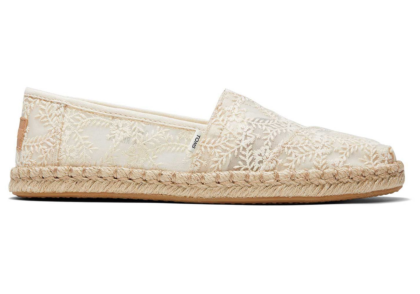 Toms Espadryle Damskie Beżowe - Alpargata Rope - 54GKFTHBW